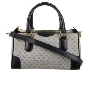 Gucci Vintage Micro GG Boston Bag
